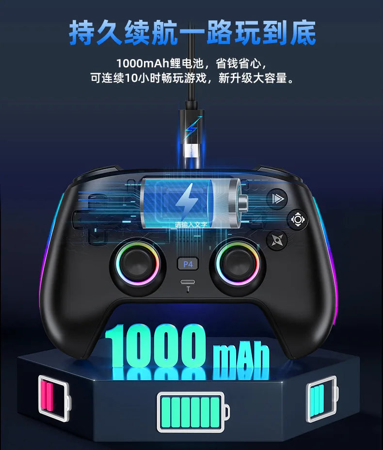 Wireless Gamepad Gyro Sensor Hall Joystick and Effect Trigger Built-in Speaker for PS5 ps4 Wired Controller Gamer Wireless Game