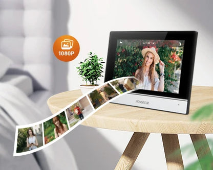 HOMSECUR 7" WIFI HD Video Door Phone Intercom Doorbell Tuya App Remote Control Door Unlock Auto Recording