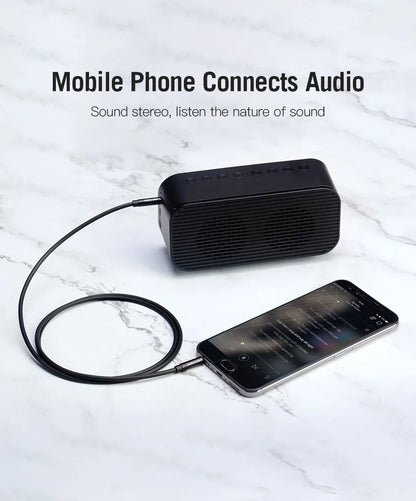 Vention Aux Cable 2.5mm to 3.5mm Audio Cable Jack 3.5 to 2.5 Male Aux Cable For Car Smartphone Speaker Headphone Mobile Phone
