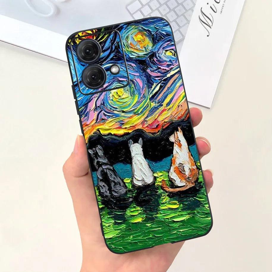 For Motorola Moto G54 Case Moto G84 Phone Cover Cute Astronaut Slim TPU Soft Silicone Funda For MotoG54 MotoG84 5G XT2343-1 Capa