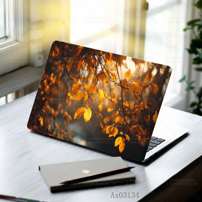 Pink Flower Laptop Stickers Self Adhesive Waterproof Anti Scratch Notebook Cover for Device Notebook MacBook Protective Skins
