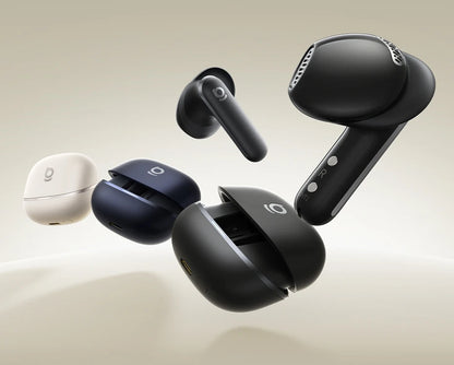 Baseus Bowie MS1 -55dB Adaptive ANC Earbuds Semi-In-Ear Wireless Bluetooth 6.0 Earphones Stable Fit Ear Hi-Res Audio Headphone