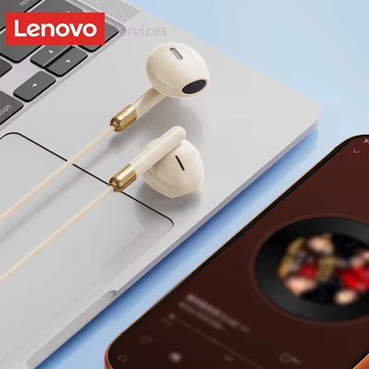Lenovo Y106 3.5mm TypeC Wired Earphone With Microphone In Ear Wire-controlled Headset HiFi Sound Gaming Earbuds Low Latency New