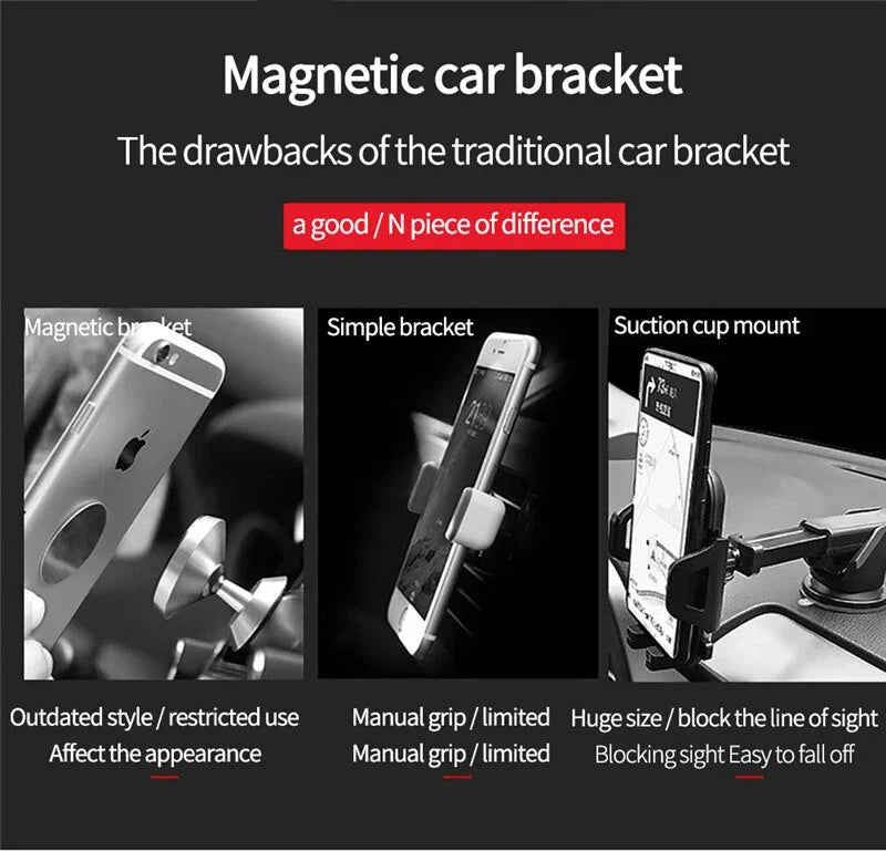 Magnetic Car Phone Holder Universal Air Vent Car Phone Mount Mobile GPS Support  Mobile Phone Holder, Car Supplies, Small Tools