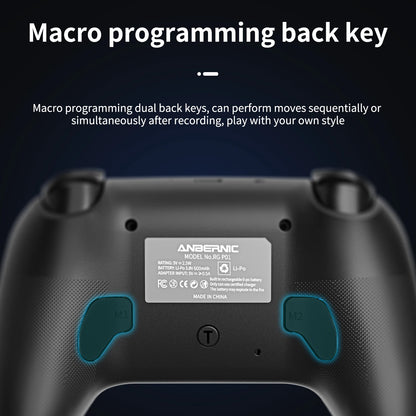 Anbernic RG G01 / RG P01 Retro Games Controller Hall Effect Triggers XBOX Gamepad for PC Android IOS Steam Linux Supports Bluetooth 5.3/Wired/2.4G Wireless