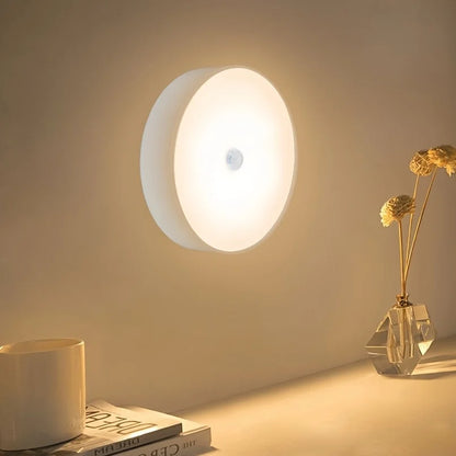 6pcs motion sensor night light-wireless LED detector light for bedrooms, stairs, closets and room decoration- wall lights
