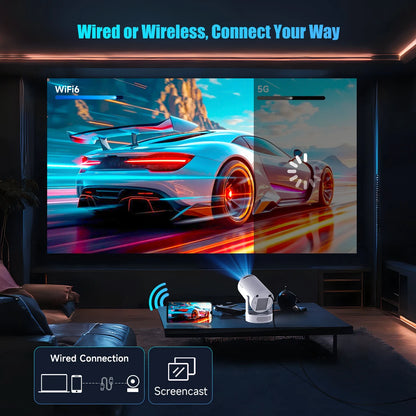 Magcubic 8K Wifi6 Projector 290ANSI Android 14 Dual WIFI Allwinner H726 BT5.4 1280*720P Home Cinema Outdoor Portable HY300 Pro +
