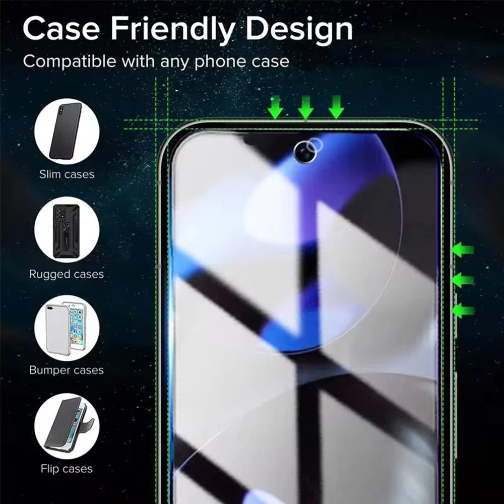 4PCS Screen Protector for Google Pixel 10 9 8 Pro XL Protective Tempered Glass on Pixel 10A 9A 8A 7A 6A Clear Glass Film Cover