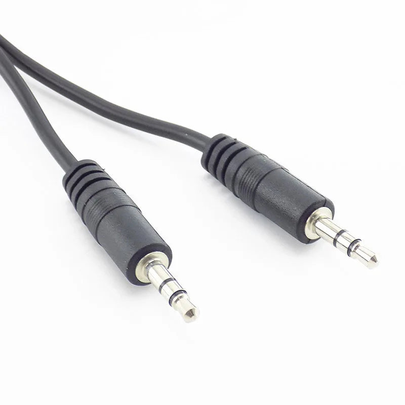 0.5m/1m 3.5mm to 3.5mm Aux Jack Male Extension cord AUX Audio Cable connectors earphone music player Headphones