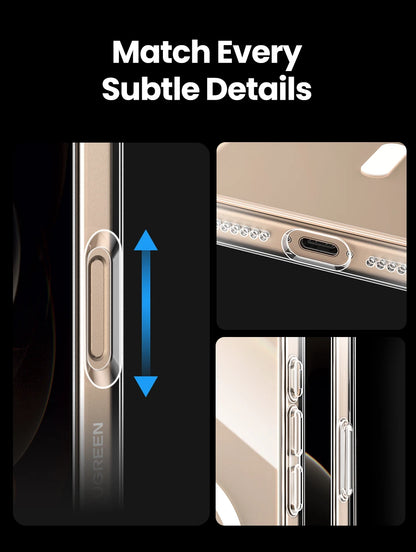 UGREEN Magnetic Case for iPhone 16 Pro Max Case Shockproof Cover for iPhone 15 14 13 Pro Max 14 Plus 16pro Macsafe TPU Cases