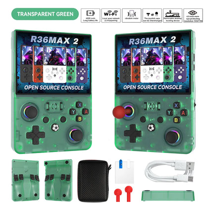 MAXⅡ 2026 Newest  4.5 Inch Retro Handheld Game Console 1024x768 IPS HD Screen Portable Open Source Linux System with 2*Joys