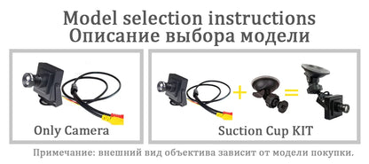 2.8mm/8mm/16mm Lens Super Small Analog HD Mini CCTV CVBS Metal Camera - Compatible TV for Home/Car Overtake with Bracket