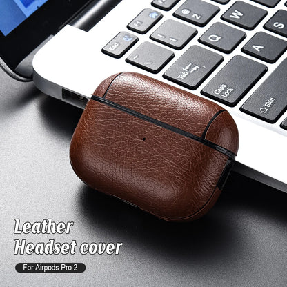 Leather PU Earphone Cover For AirPods Pro 3 2025 Case For AirPods Pro 2 2nd Pro2 Cases For AirPods 5 4 3 2 Funda Headphone Coque