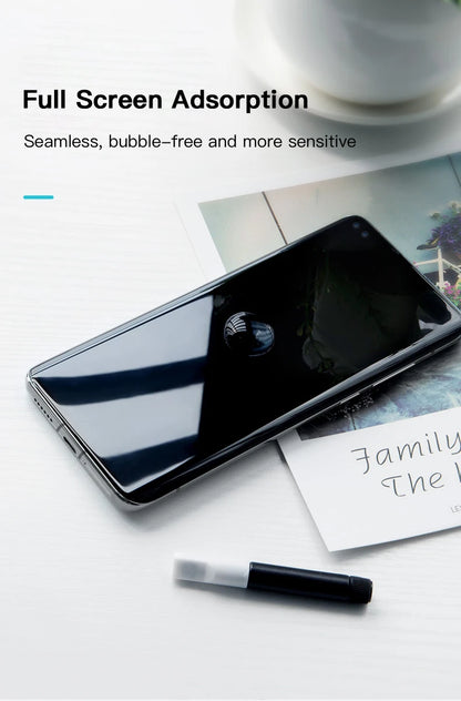 1-3PCS UV Tempered Glass For Google 8 7 6 Pro Full Cover Glue Curing For Pixel 8Pro Screen Protector