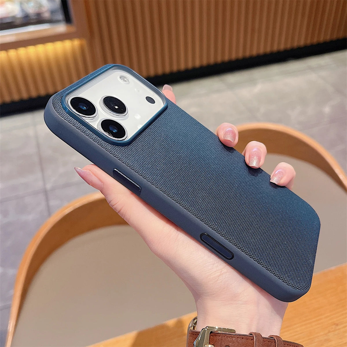 New Original Technology Woven Magnetic Phone Case For IPhone 18 17 16 15 14 13Pro Max Support Wireless Charging Shockproof Cover