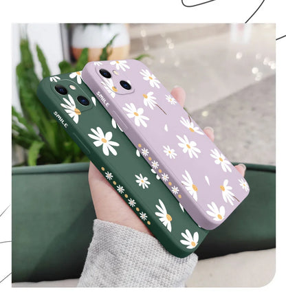 Plain Daisies Phone Case For iPhone 17 17 Air 16 16e 15 14 13 12 11 Pro Max Mini X XR XS MAX SE2020 8 7 Plus 6 6S Plus Cover