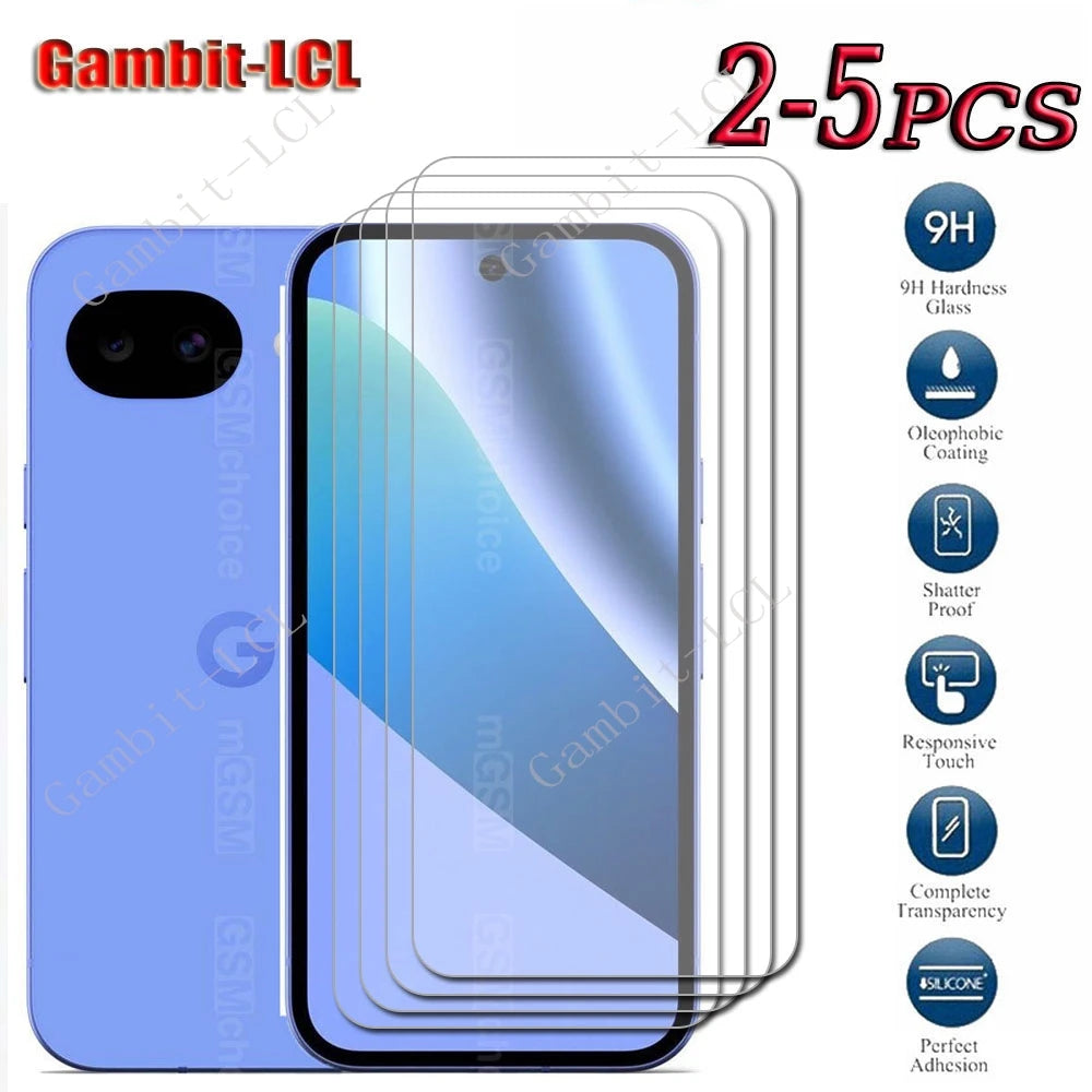 2-5PCS 9H HD Tempered Glass For Google Pixel 10a  6.3" ON GooglePixel10a  Pixel10a Screen Protector Cover Film