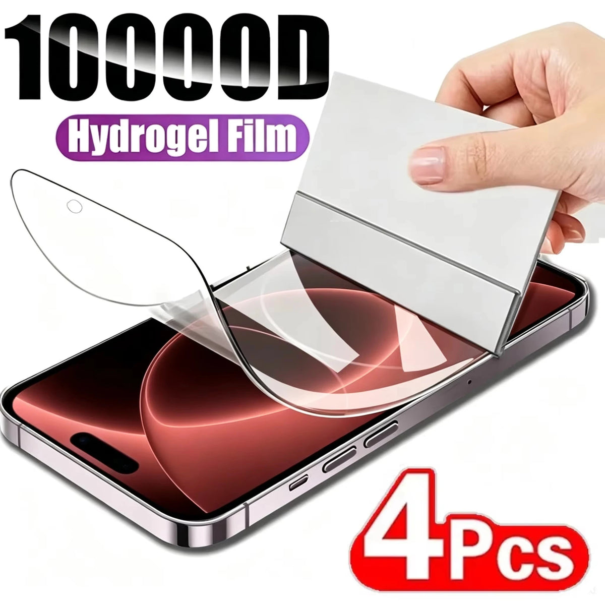 1-4Pcs Soft Hydrogel Film For iPhone 18 Pro Max 17 16 14 13 12 11 15 Pro Max Air 13 Mini 7 8 Plus X XR Silicone Screen Protector