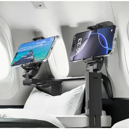 Foldable Rotatable Holding Phone Holder Support Airplane Stand Cell Mobile Desk Portable Travel Stand Train Seat  Phone Holder