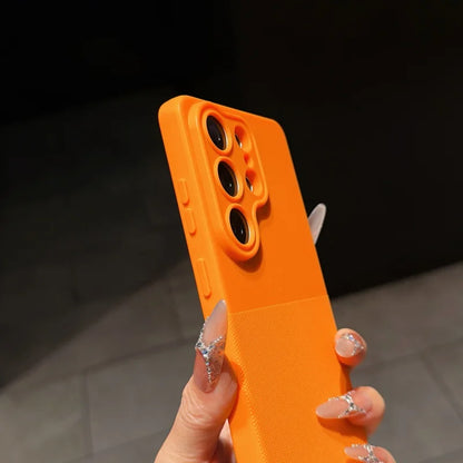 For Samsung Galaxy S26 S23 S24 S25 Ultra Plus FE A57 A55 A56 A53 A54 A37 A36 A35 A34 A17 A16 A15 14 Wrist Strap Matte Phone Case