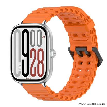 Soft Silicone Strap for Redmi Watch 6 5 4 Sports Two Tone Wristband for Xiaomi Mi Band 8 9 Pro Adjustable Rubber Wristband