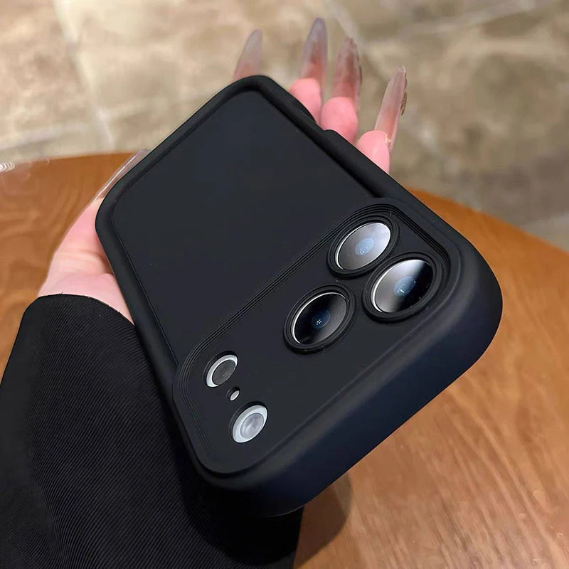 Camera Protection Candy Color Silicone Soft Case For iPhone 11 12 13 14 Plus 15 16 17 18 Pro Max XR XS X 7 8 Matte Bumper Cover