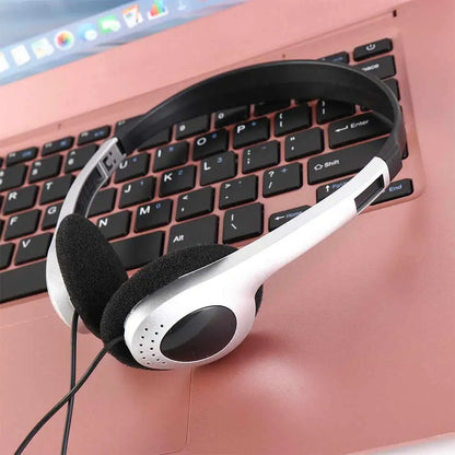 Fashion Style Over Ear Earbud Retro Headphone 3.5mm Vintage Y2k Headphones Wired 80s 90s Retro Headset Lisening Music