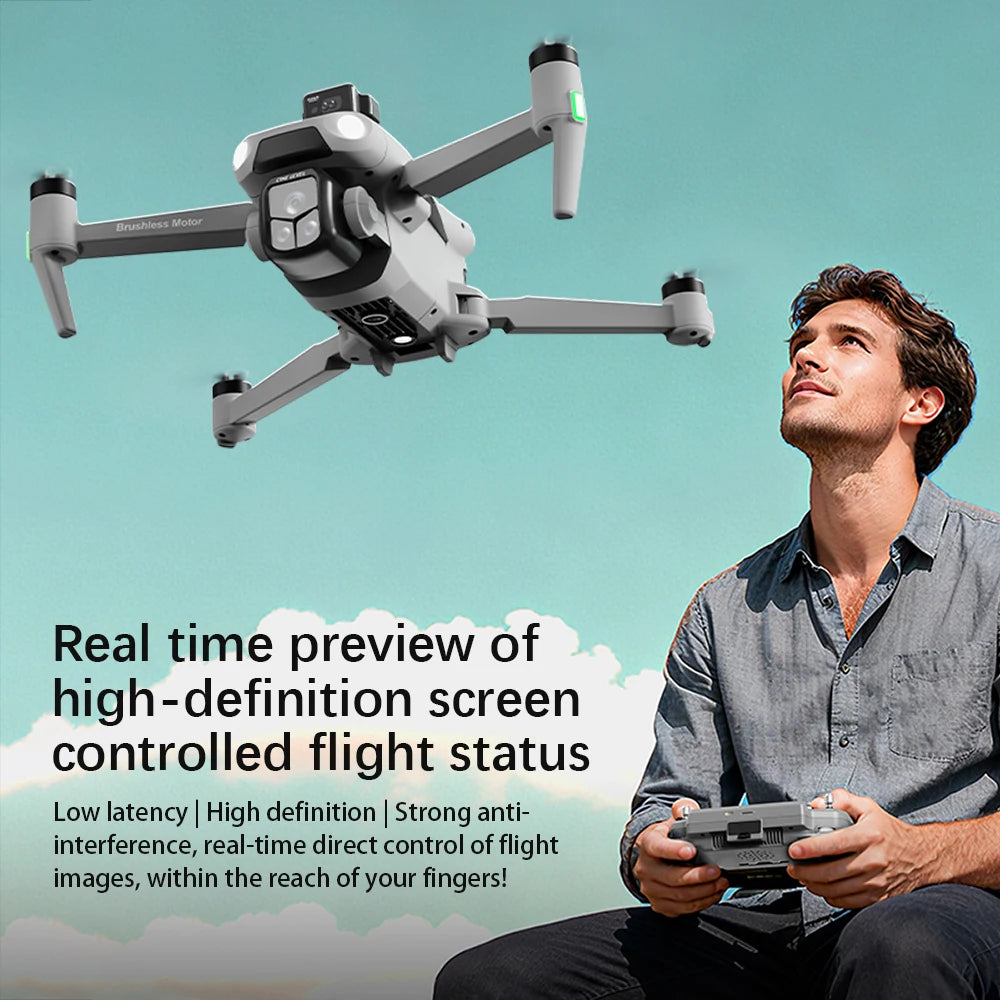 Original A1R 3S GPS Drone 8K Profesional Brushless Laser obstacle avoidance Aerial Optical Foldable Quadcopter Mini 4K Dron