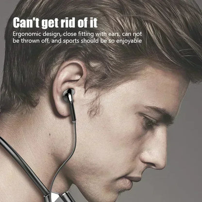 Wireless Neckband Bluetooth Earphones High Sound Quality Stereo Battery Display HD Voice Call Sports Headphones New Product 2025