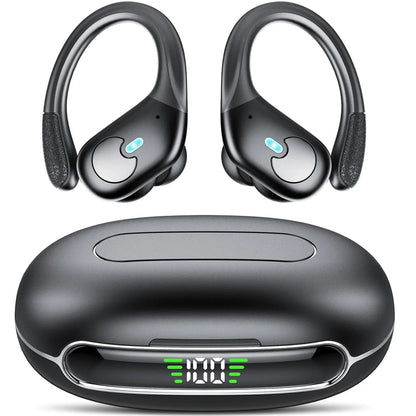 Wireless Earbuds, Bluetooth 5.4 Headphones Sport, Bluetooth Earbuds with ENC Noise Canceling Mic, Bass Stereo Wireless Earphone