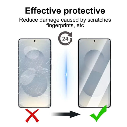 1-4pcs For Samsung S26 Ultra S26 Edge S26 S25 Ultra S25 Plus S25 Edge S24ultra S24 S22 Privacy Tempered Glass Fingerprint Unlock