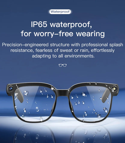 New AI Smart Glasses 8 Million HD Pixels Camera Photo 1080P HD Video Recording Sunglasses Call Music Play Men Women Glasses 2026