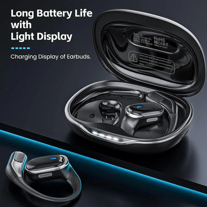 2026 New Open Ear OWS Earphones Bluetooth 6.0 Wireless Headphones HiFi Sound Headset Touch Control TWS Earbuds 60 Hours Playback