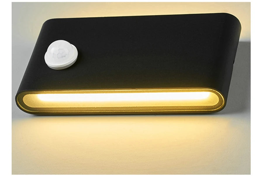 Outdoor Waterproof Wall Lamp Sensor Wall Lamp Human Body Sensor Wall Lights Aluminum Induction Porch Lamp Courtyard Lamp Fixture