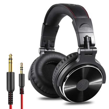 Oneodio Professional DJ Headphones Over Ear Studio Monitor Headset With Microphone HIFI Wired Bass Gaming Headset For Phone
