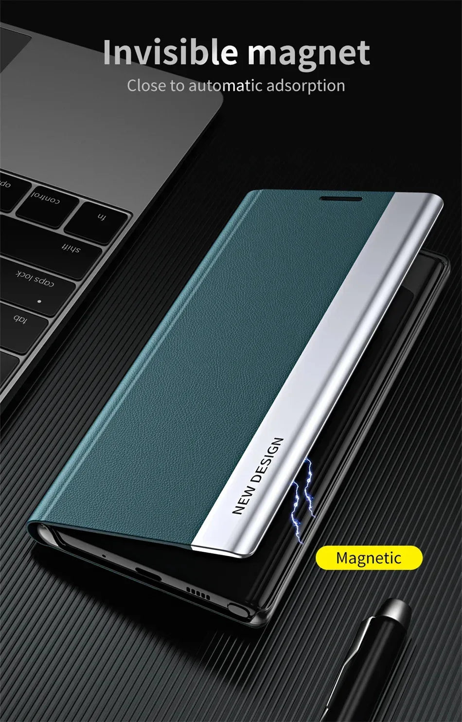 Luxury Leather Flip Plating Phone Cases For Samsung Galaxy S26 S25 S23 S22 S24 Ultra A15 16 17 25 26 35 36 55 56 Back Cover