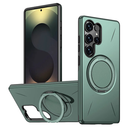 360° Magnetic Bracket Case For Samsung Galaxy S26 S25 S24 S23 S22 Ultra S25 FE S24FE S25Edge For Magsafe Shockproo Cover Fundar