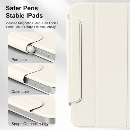 ZOYU for iPad A16 10/11th Ultra-Slim & Light, Strong Magnetic Attachment Case, iPad Pro 11 12.9 Air 4/5th 11/13 Mini 6/7th Cover