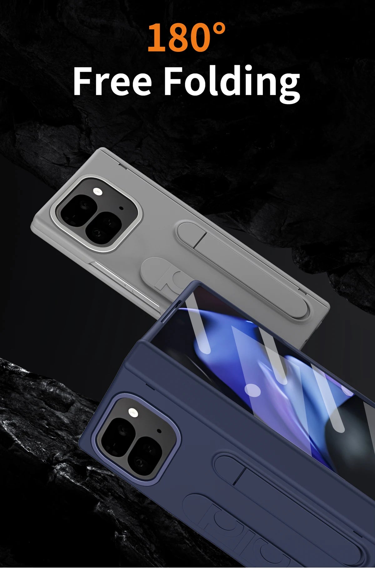 For Google Pixel 10 9 Pro Case Skin Friendly Folding Hinge with Elastic Wrist Band Screen Tempered Film Cover Pixel Fold 2 Stand
