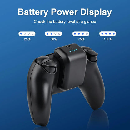 3000mAh PS5 Controller External Battery Pack for Sony Playstation 5 DualSense CFI-ZCT1W Wireless Gamepad LIP1708