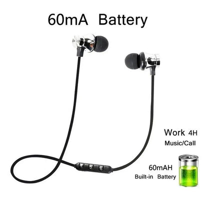 Neckband In-Ear Earphones Magnetic Adsorption Wireless Bluetooths Headset Sports Gaming Headphone With HD Mic For iPhone Xiaomi