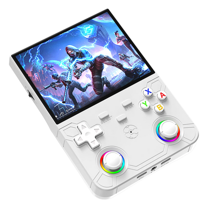 R36 Ultra X Open Source Portable Game Device 4.5 Inch Full‑Laminated IPS Screen Quad‑Core Processor RGB Light Joystick Vibration
