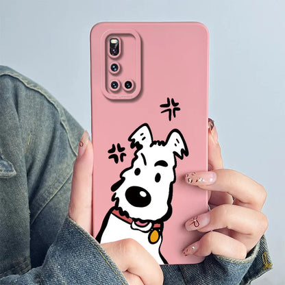 For Vivo V19 Phone Case vivoV19 Back Cover Soft Silicone Sweet Painted Cartoon Shell Capa Lovely Printed Protective Coque Cases