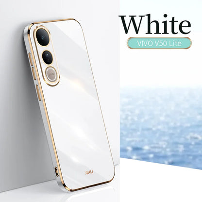 Funda Vivo V50 Lite 4g 5g Luxury Fashion Plating Case For VIVO V50 Lite Soft Slim Silicone Shockproof High Quality Phone Cover