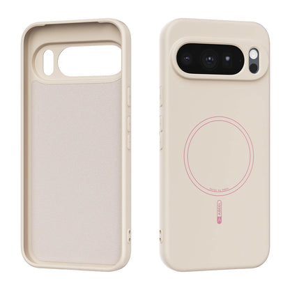 for Magsafe Magnetic Liquid Silicone Case for Google Pixel 11 10 Pro XL 10ProXL All Around Protect Wireless Charge Soft Cover