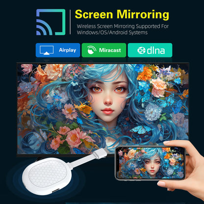 2026 Ultra HD 8K Android TV Stick Q2S Stick Mini Home TV Dongle RK3518 Quad-Core with Wi-Fi 6 Bluetooth 5.0 Media Player
