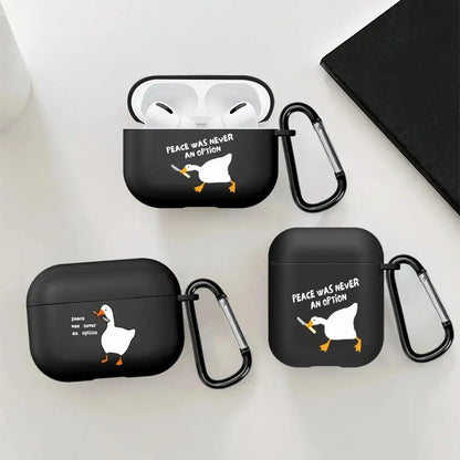 Case For Airpods Pro2 2 3 4 1 Pro3 Pro Earphone Cases Cover Cute Cartoon Duck
