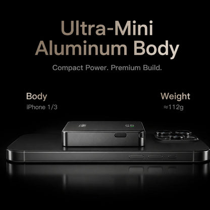 Mini 3-In-1 Powerbank For Magnetic Wireless Power Banks Portable Fast Charging External For iPhone 17 iWatch Carregador Portátil