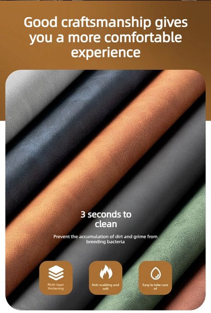 3in1 Large Mouse Pad Double Sided Leather Cork Waterproof Gaming Office Desk Mat Non Slip Computer Desk Pad Accessories Mousepad