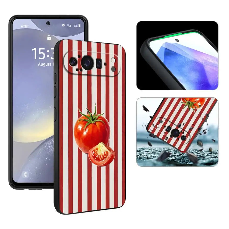 Funda Phone Cover Case for Google Pixel 10A 9a 6a 10 9 Pro XL 7a 6 7 8 Pro 8a Fashion Fruits